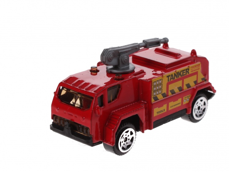 Johntoy schaalmodel spuitwagen 1 64 rood 7 cm