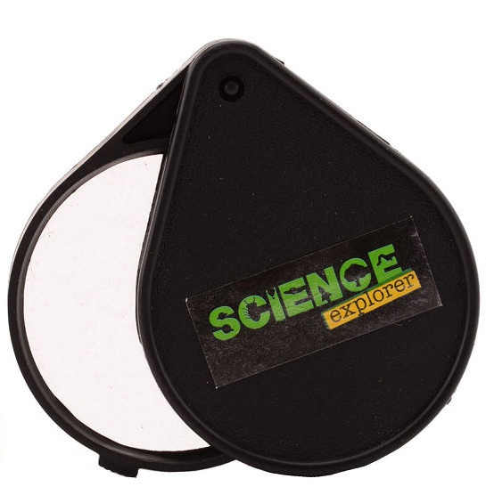 Johntoy Zväčšovacia lupa Science Exploder čierna 8,5 cm