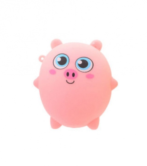 squishy pig kneading figure 8 cm pink