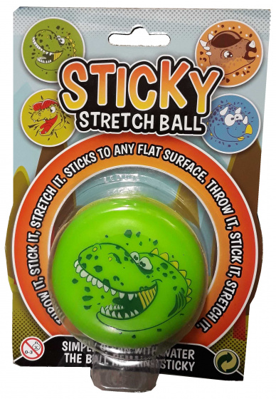 Sticky stretch ball dino junior green