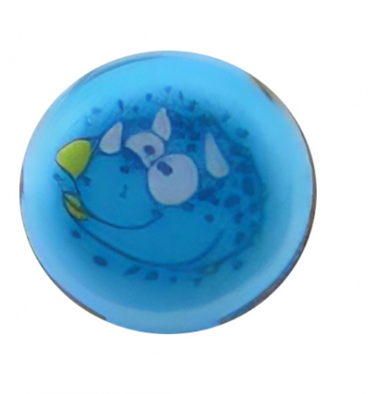 Johntoy sticky stretchbal 6 cm blauw