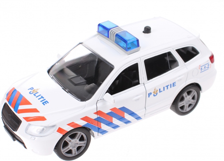 Super Cars 112 police car with light and sound 13 cm