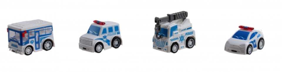 Jonotoys autoset politie 4 delig