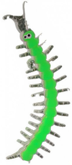 worm Sticky Stretchy 16 cm green