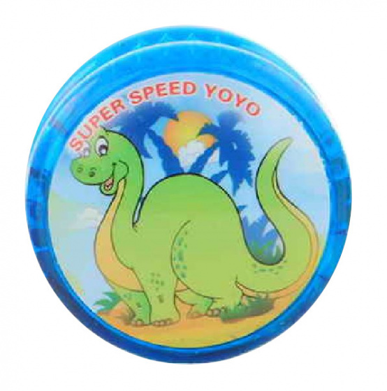 yoyo dinosaur with light 5 cm blue