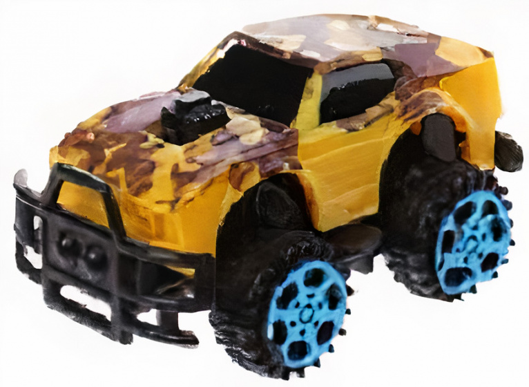 Jonotoys monstertruck Dino chlapci 6 cm sťahovacia žltá