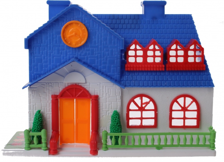 Jonotoys speelhuis dream house meisjes 16.5 cm donkerblauw