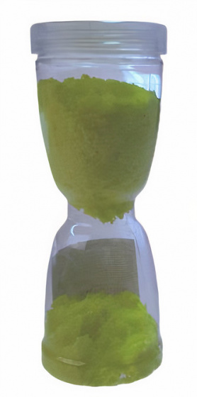 Jonotoys speelzand zandloper junior 14 cm geel