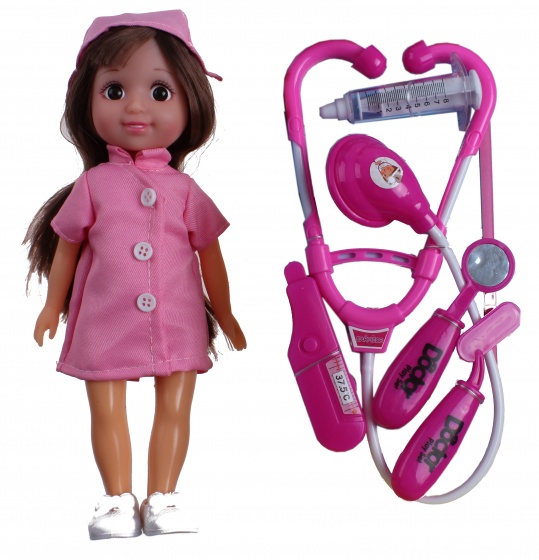 Jonotoys tienerpop plina dokter 25 cm
