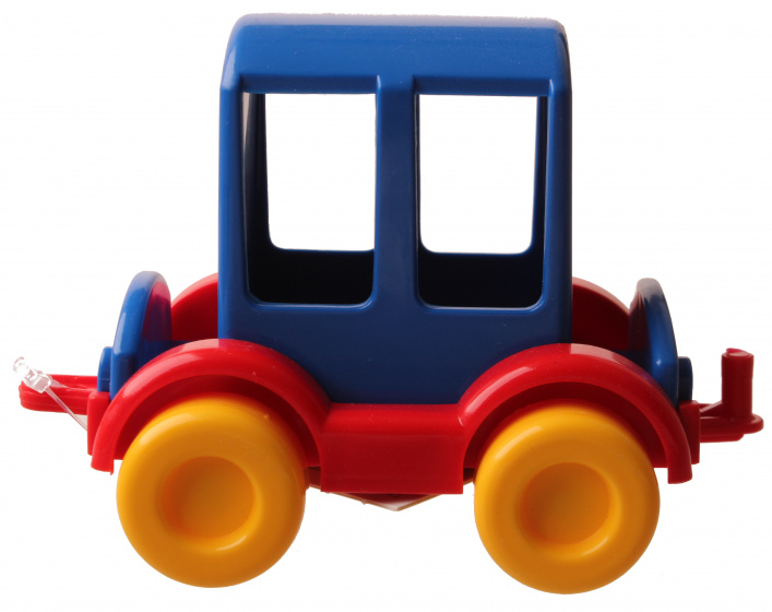 wagon 8 cm blue