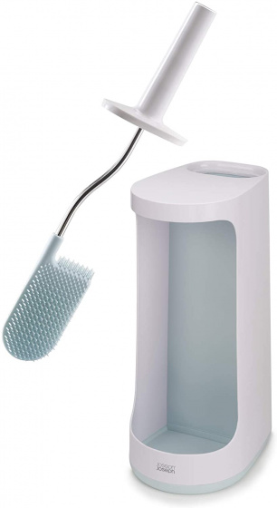 Joseph Joseph toiletborstel met houder 45 cm polypropyleen wit Joseph Joseph toiletborstel met houder 45 cm polypropyleen wit