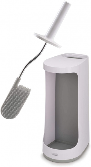 Joseph Joseph WC kefa s držiakom 49 x 20 cm nerez bielo/šedá