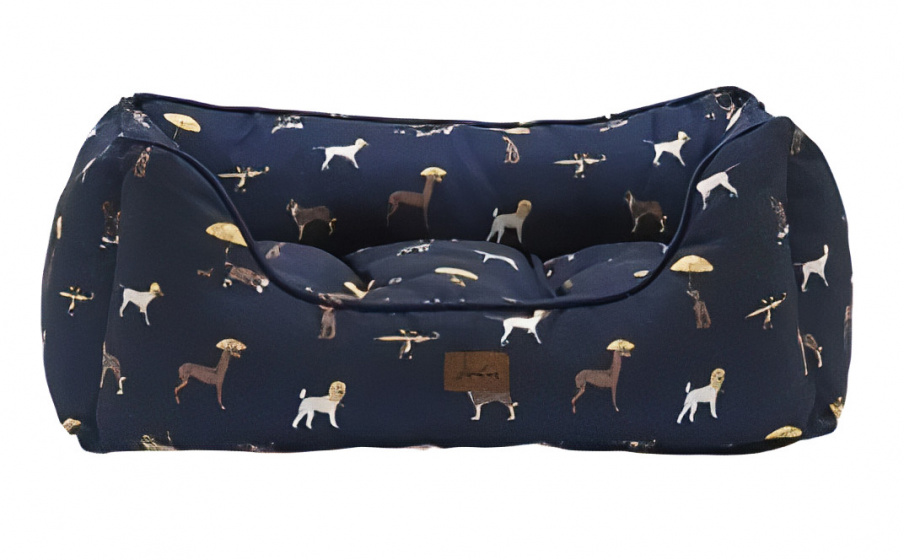 Joules Košík na psa Potlač psa 69 x 52 cm textilná námornícka