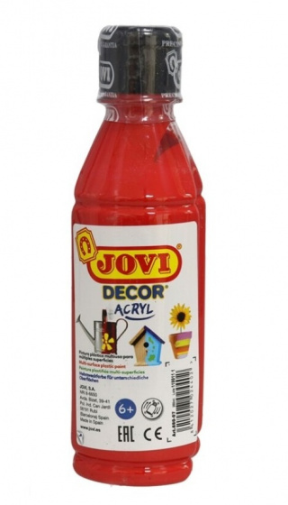 Jovi acrylverf decor 250 ml junior acryl rood