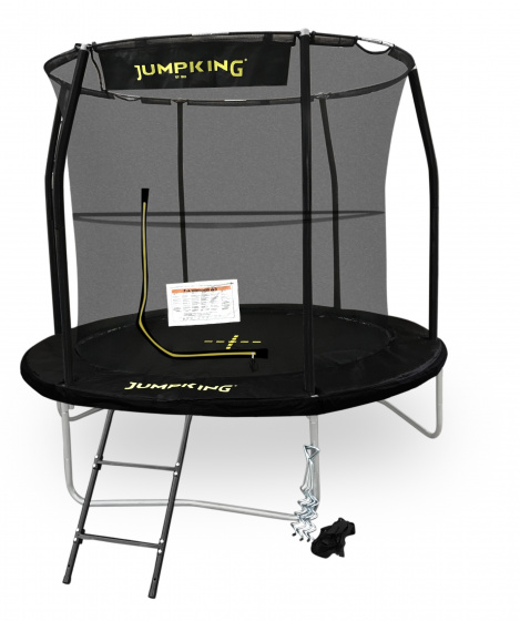 Jumpking trampoline combo deluxe junior rond 305 cm zwart