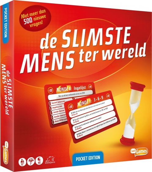 Just Games bordspel de slimste mens ter wereld (pocket edition)