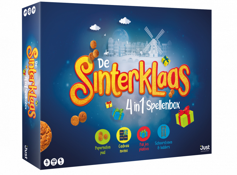 Just Games herný box Sinterklaas 4-v-1 (NL)