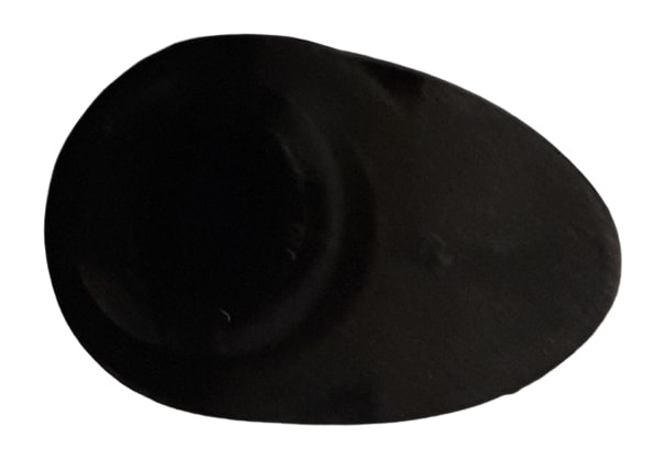 Kalloy afdichtdopje stuurpen 1 cm zwart
