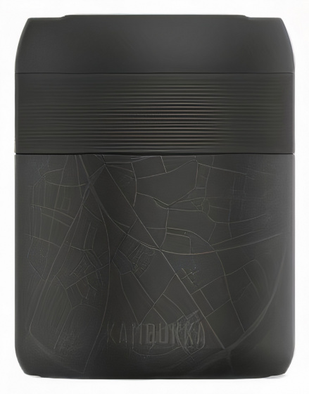 Kambukka obedár Bora Hasselt 500 ml nerez čierny