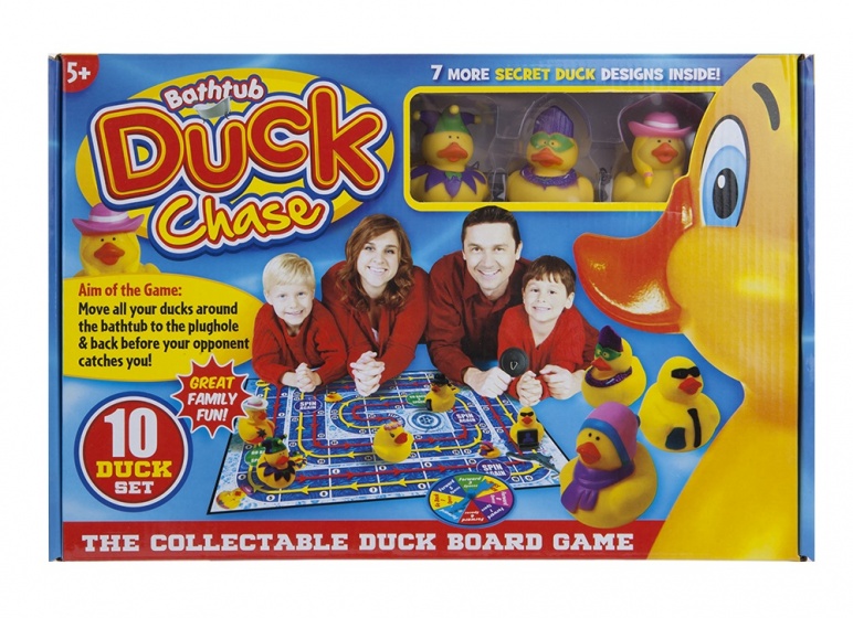 Kamparo gezelschapsspel bathtub duck chase