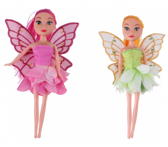 Kamparo tienerpoppen flower fairy rood/oranje 16 cm