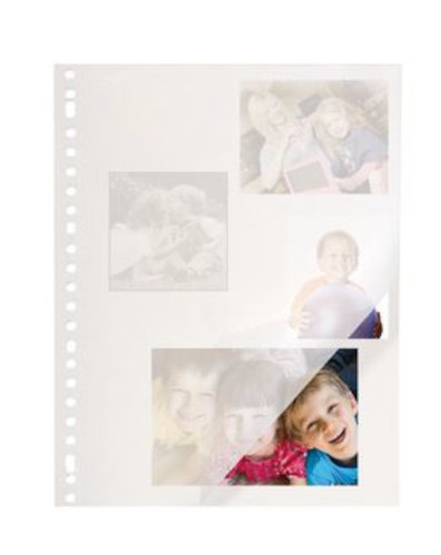 Kangaro fotopapier 23 krúžkový kartón biely/priehľadný 40 ks