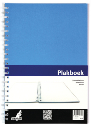 Kangaro scrapbook 33 x 24 cm 120 gramov A4 modrá 40 listov
