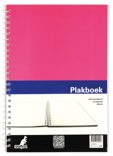 Kangaro scrapbook 33 x 24 cm 120 gramov A4 ružová 40 listov