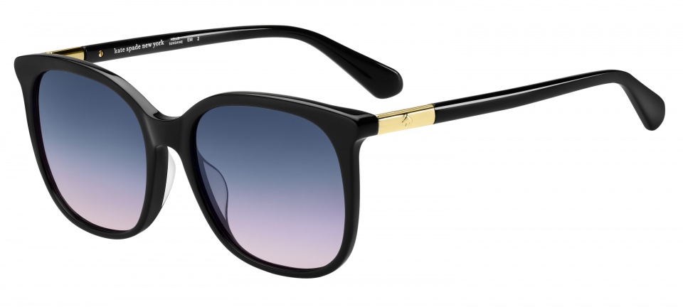 Kate Spade slnečné okuliare Caylin dámske gradient čierna/modrá