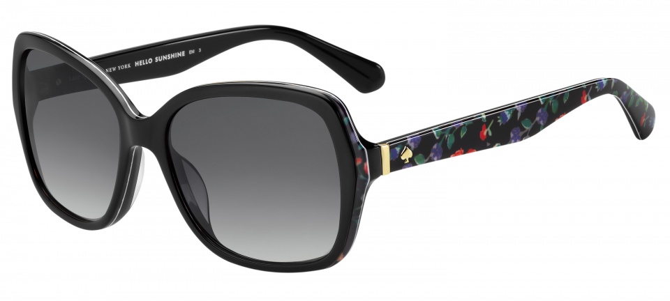 Kate Spade slnečné okuliare Karalynflowers dámske čierne