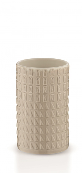 Kela pohár na pitie Lenora 11 x 6,5 cm porcelánová taupe