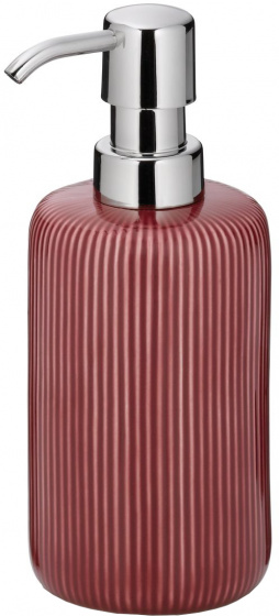Kela dávkovač mydla Ava 350 ml 17,5 x 7,5 cm keramický červený