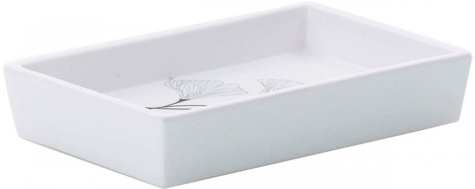 Kela držiak na mydlo Kalla 13 x 9 cm porcelánový biely