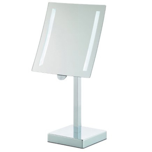 Kela kúpeľňové zrkadlo Sade Led 38 x 12 cm oceľové strieborné