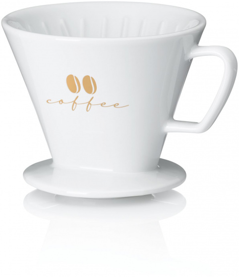 Kela Keuken kávový filter Excelsa 14,5 x 11,5 cm porcelánový biely