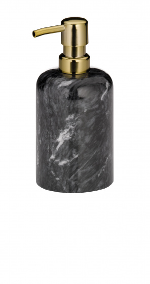 Kela dávkovač mydla Liron 300 ml 17,5 x 8 cm mramor čierny