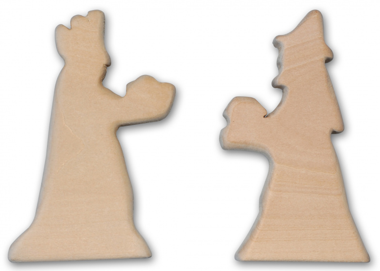 Kids At Work kerstfiguurtjes koningen hout