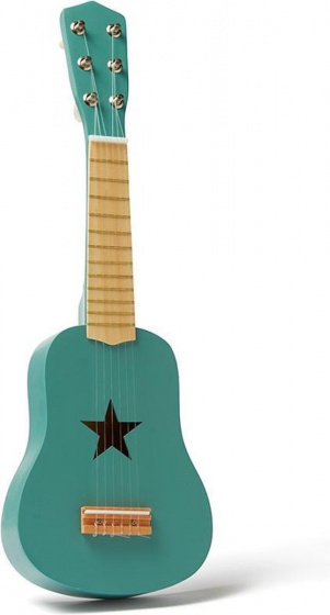 Kid's Concept houten gitaar met 6 snaren 53 cm groen