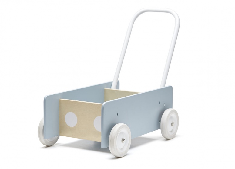 Kid's Concept houten loopwagen 45,5 cm lichtblauw Kid's Concept houten loopwagen 45,5 cm lichtblauw