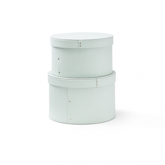Kid's Concept opbergboxen 25,5 cm polyester/karton mintgroen 2 stuks