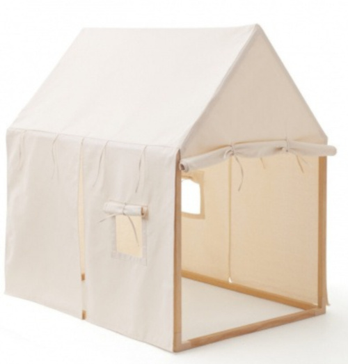 Kid's Concept speeltent junior 110x124 cm polyester/hout wit Kid's Concept speeltent junior 110x124 cm polyester/hout wit