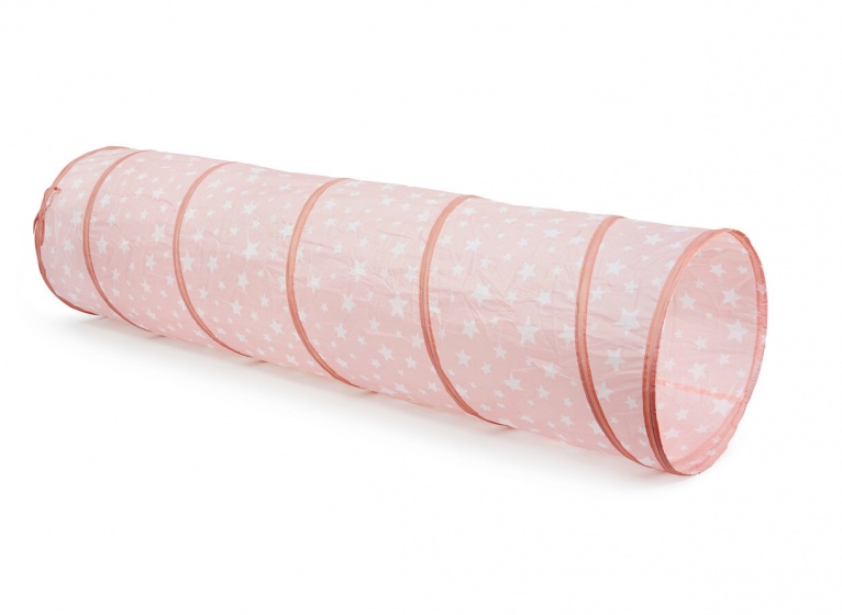 Kid's Concept speeltunnel Star junior 180 x 47 cm polyester roze Kid's Concept speeltunnel Star junior 180 x 47 cm polyester roze