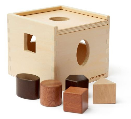 Kid's Concept vormenstoof junior 15 x 13 cm hout naturel 6 delig Kid's Concept vormenstoof junior 15 x 13 cm hout naturel 6 delig