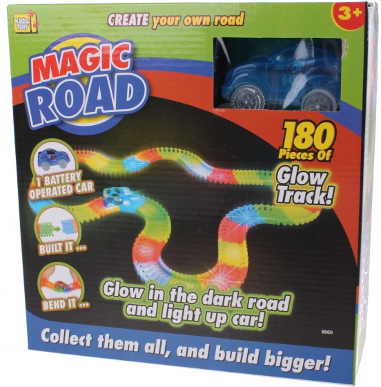 Kids Fun závodná dráha Magic road modrá 180-dielna