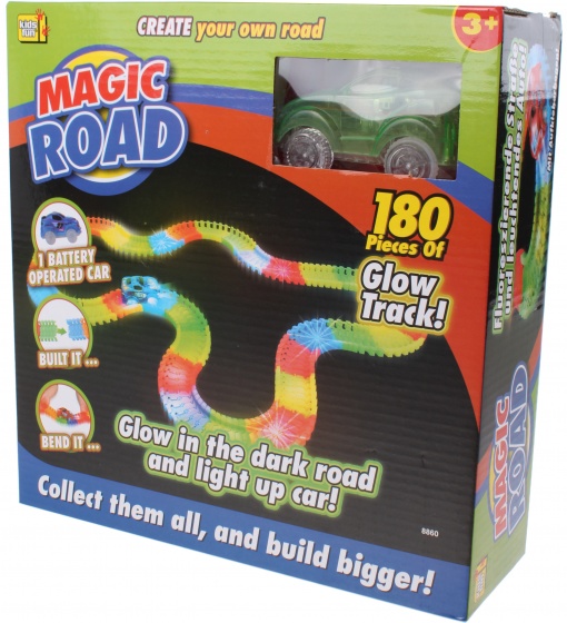Kids Fun závodná dráha Magic road zelená 180dielna
