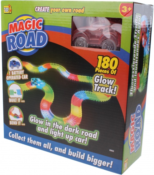Kids Fun závodná dráha Magic road červená 180dielna