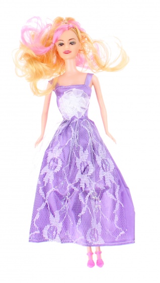 Kids Fun tienerpop sophie met extra kleding 30 cm paars