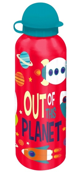 Kids Licensing beker out of this planet 500 ml aluminium rood