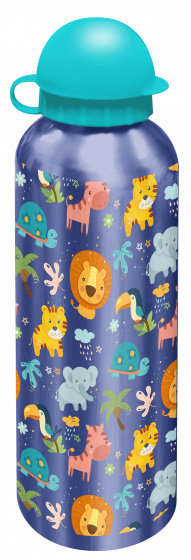 Kids Licensing fľaša na pitie junior 500 ml hliníková modrá/fialová
