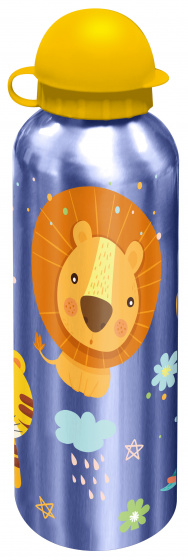 Kids Licensing drinkfles junior 500 ml aluminium paars/geel